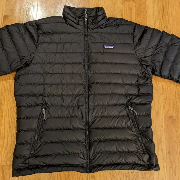 Patagonia Jackets & Coats Mens Patagonia Black Down Sweater Jacket